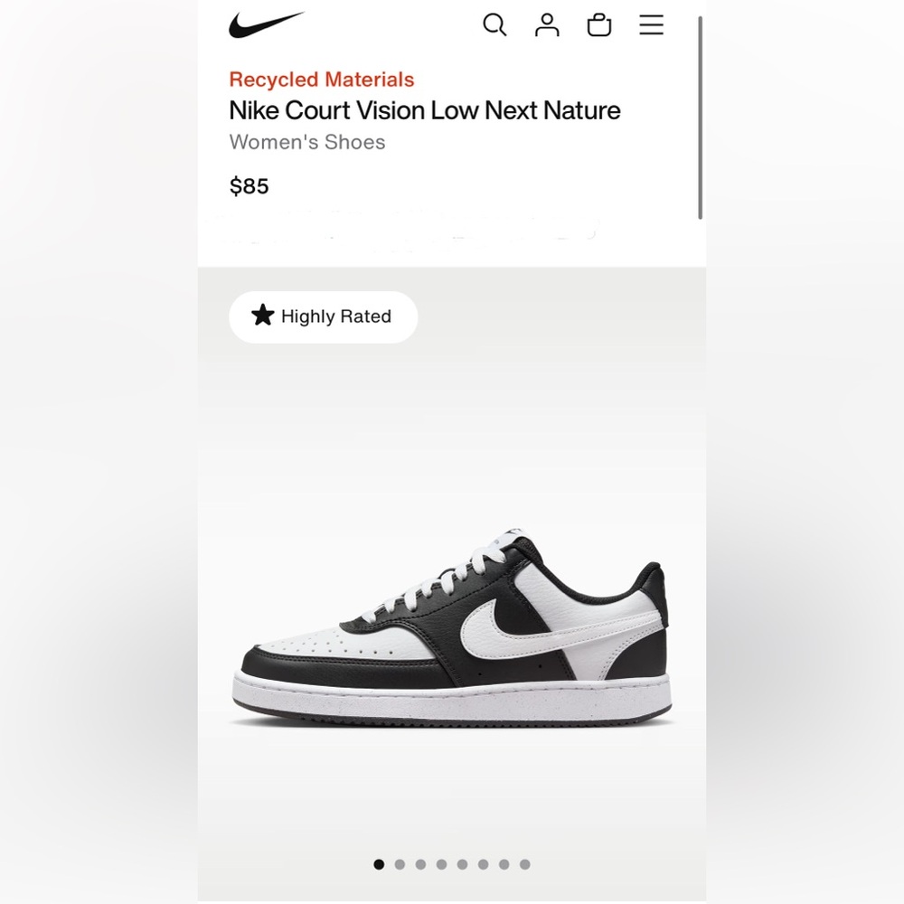 Nike Women’s Black and White Sneakers